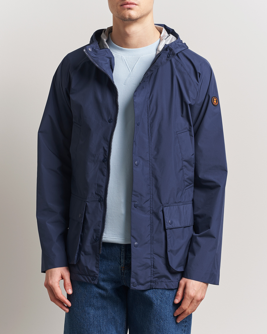Herren | Jacken | Save The Duck | Ghibli Wind/Water Resistant Hooded Jacket Navy Blue