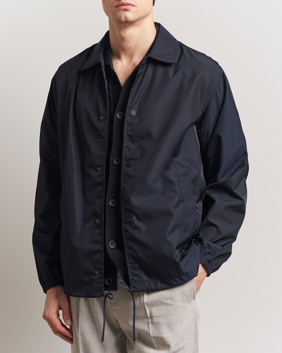 Herren | Jacken | Save The Duck | Prince Wind/Water Resistant Coach Jacket Blue Black