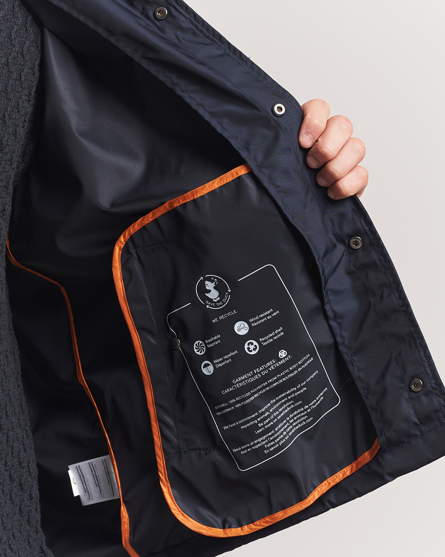 Herren | Jacken | Save The Duck | Prince Wind/Water Resistant Coach Jacket Blue Black