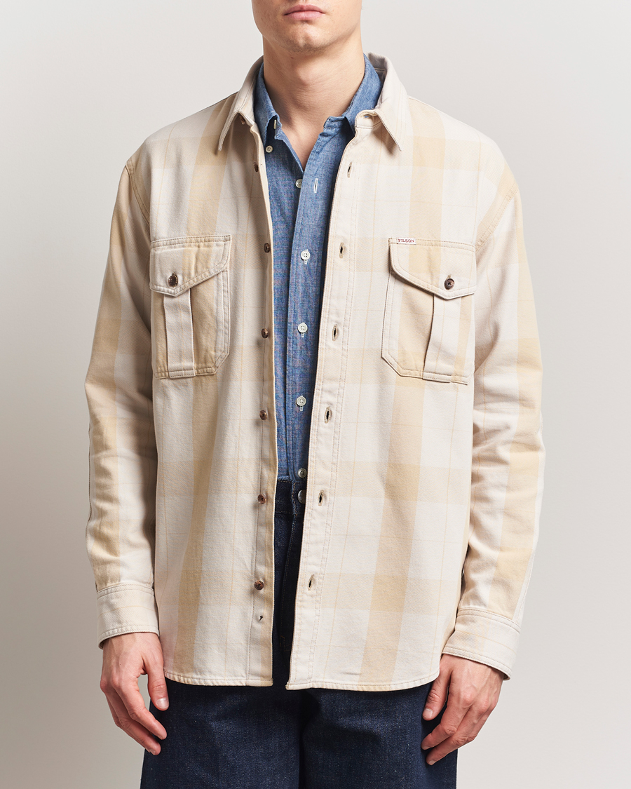 Herren | Hemden | Filson | Vintage Wash Alaska Guide Shirt Light Gray/Khaki