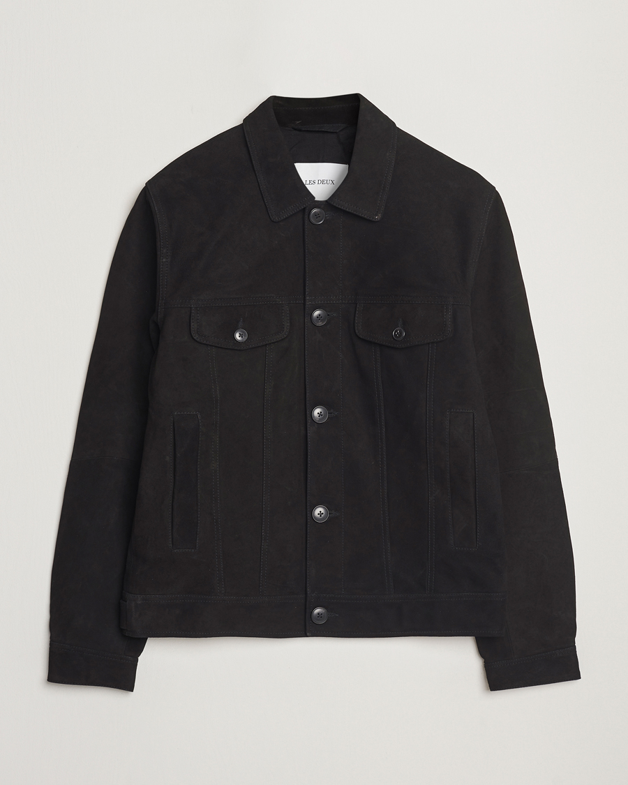 Herren | Jacken | LES DEUX | Micah Suede Jacket Black