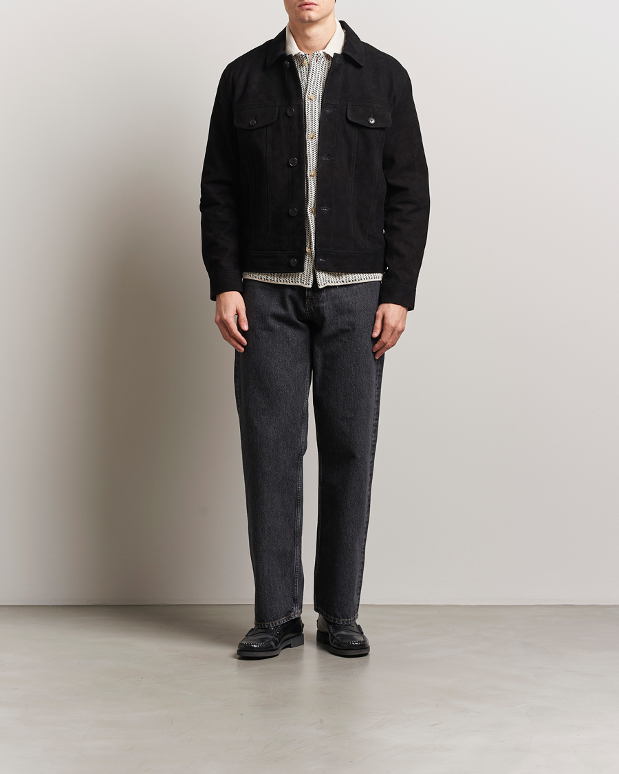 Herren | Jacken | LES DEUX | Micah Suede Jacket Black