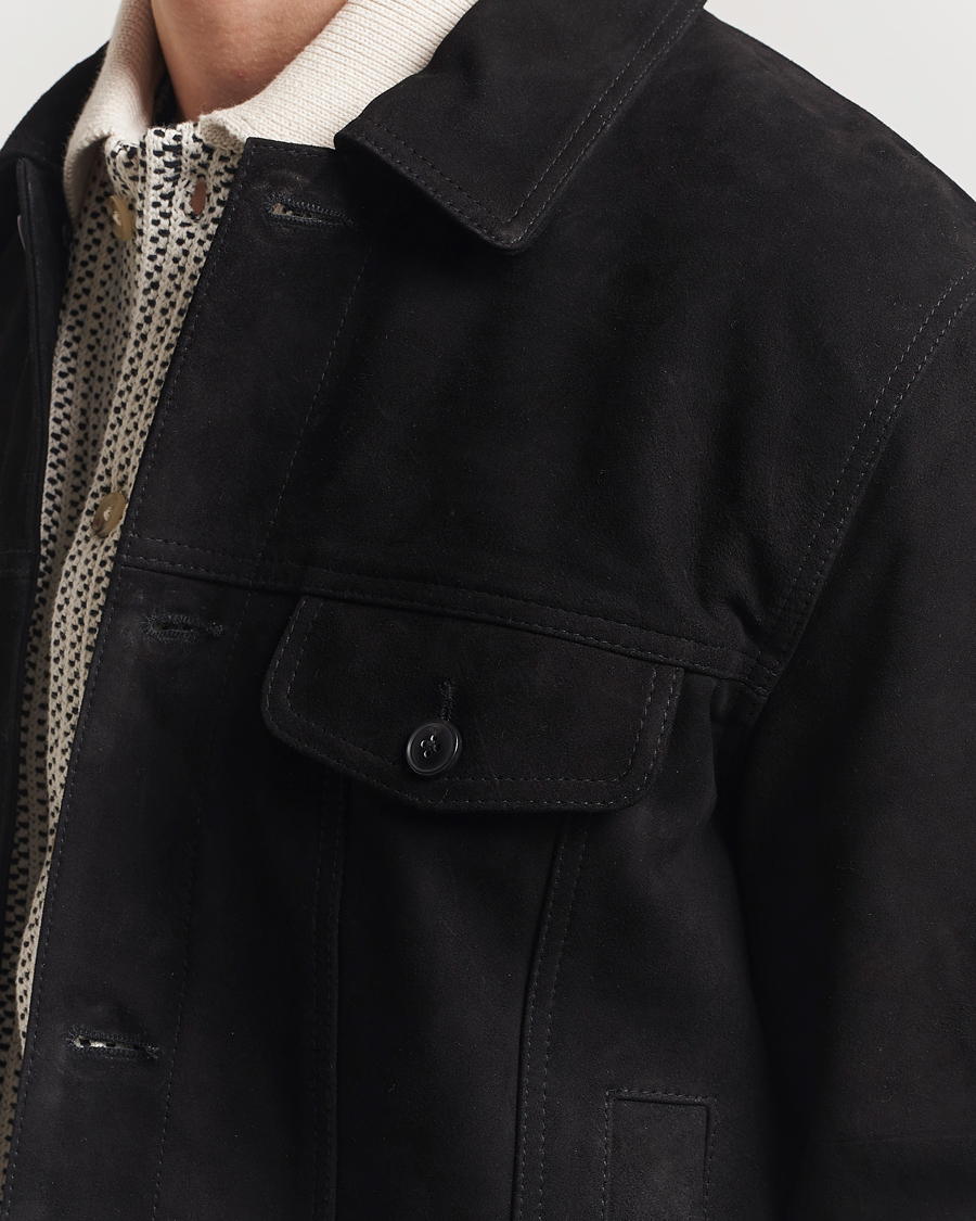 Herren | Jacken | LES DEUX | Micah Suede Jacket Black