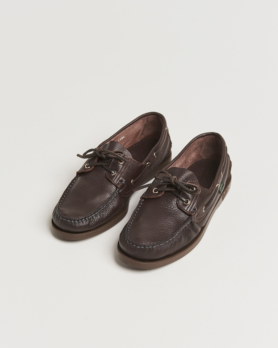 Herren | Segelschuhe | Paraboot | Barth Boat Shoe Marron Deerskin