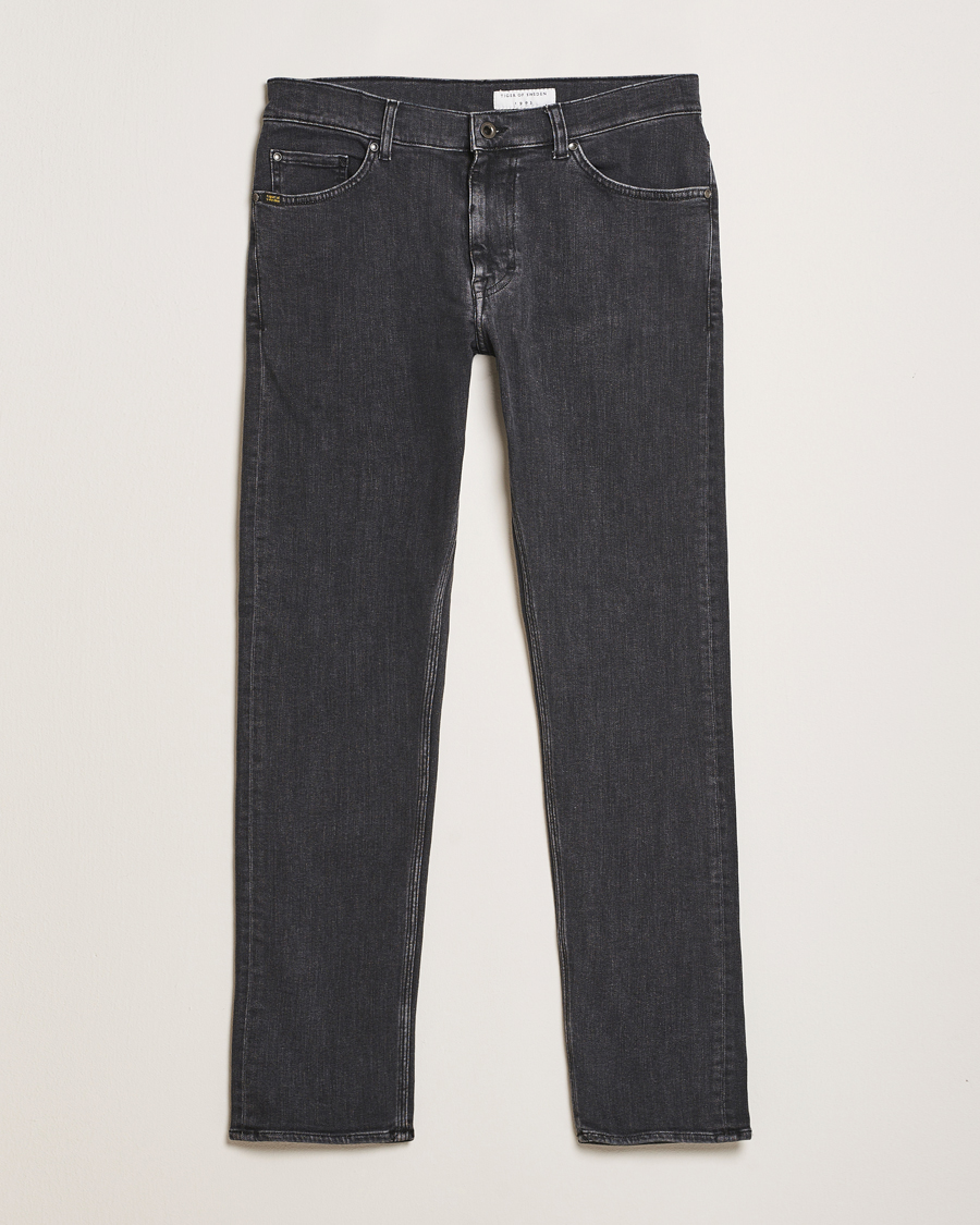 Herren | Jeans | Tiger of Sweden | Evolve Stretch Cotton Jeans Washed Black