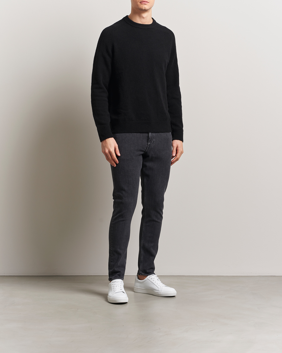 Herren | Jeans | Tiger of Sweden | Evolve Stretch Cotton Jeans Washed Black