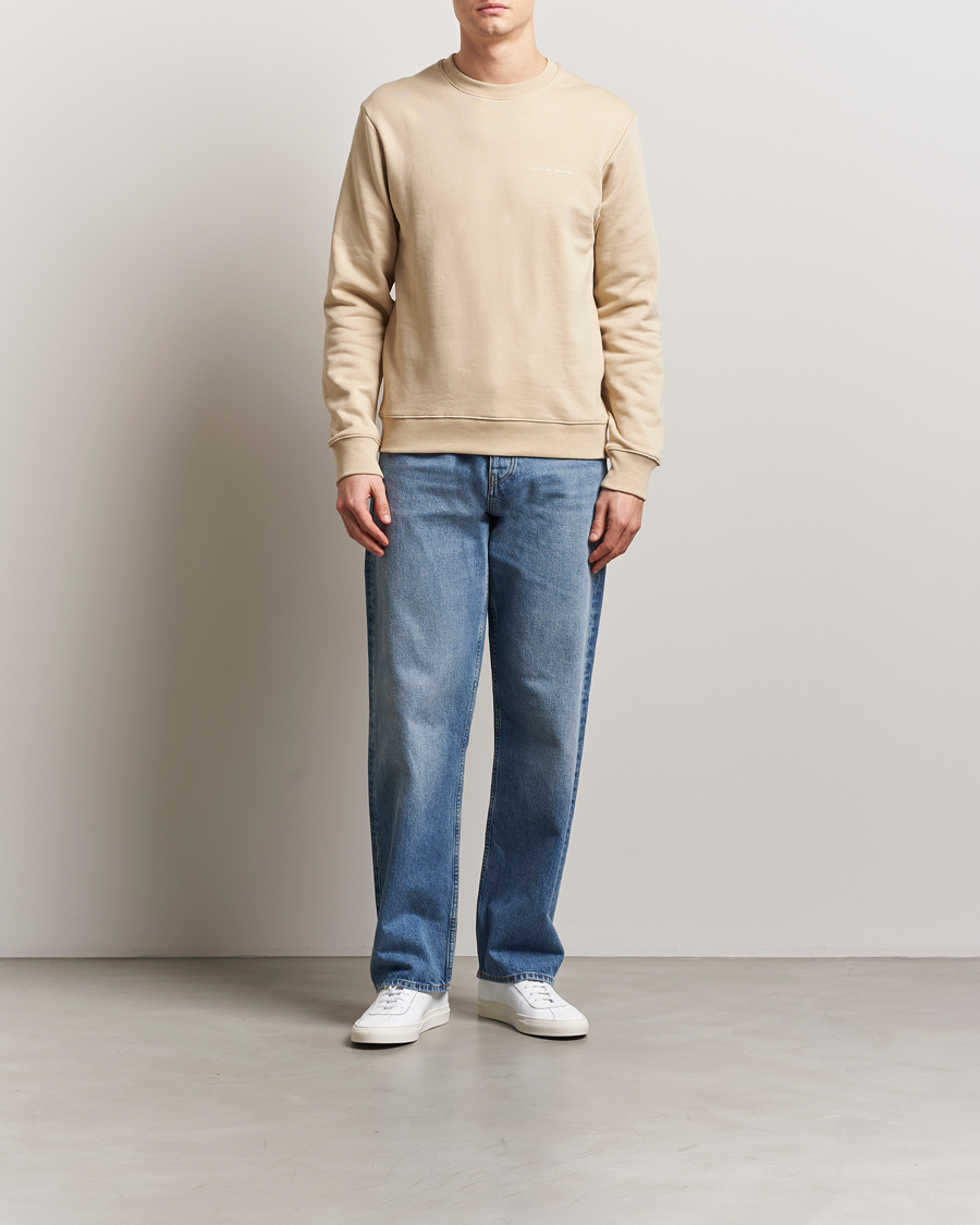 Herren | Pullover | Tiger of Sweden | Emerson Crew Neck Sweatshirt Practical Beige