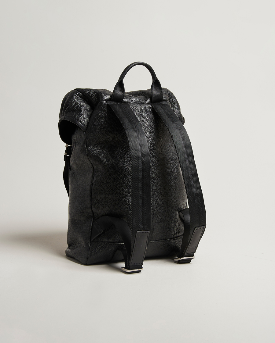 Herren | Taschen | Tiger of Sweden | Baha Leather Backpack Black