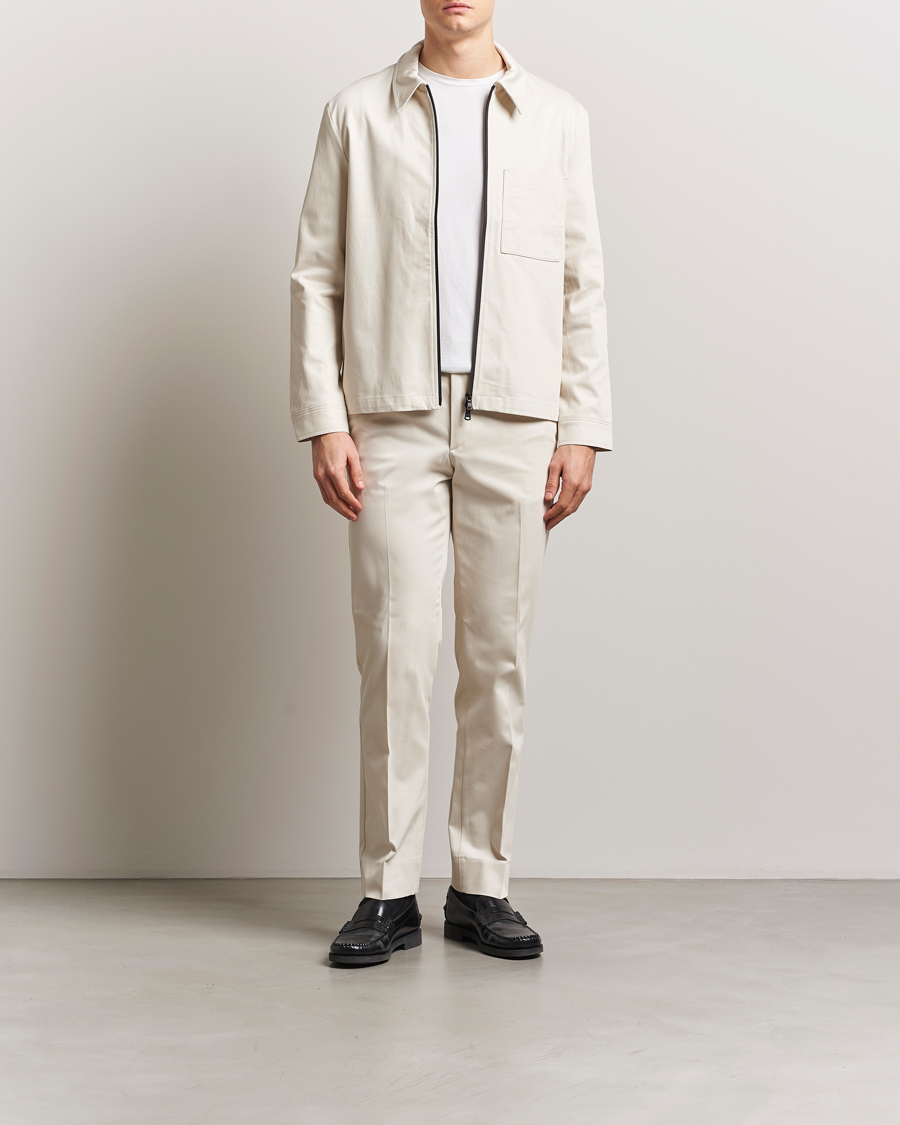 Herren | Hemden | J.Lindeberg | Julius Cotton Twill Overshirt Moonbeam