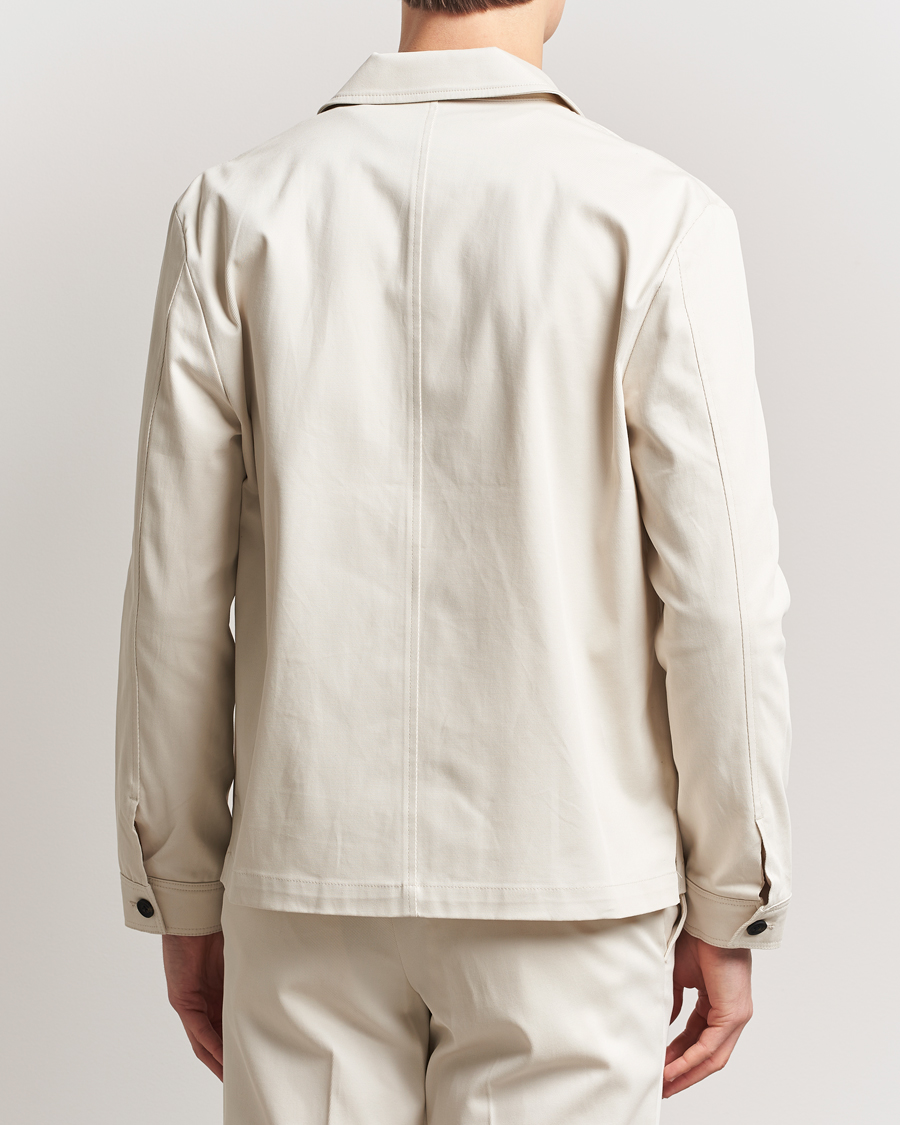 Herren | Hemden | J.Lindeberg | Julius Cotton Twill Overshirt Moonbeam