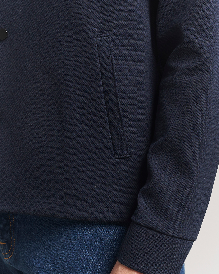 Herren | Jacken | Harris Wharf London | Loro Piana Cavalry Twill Coach Jacket Navy Blue