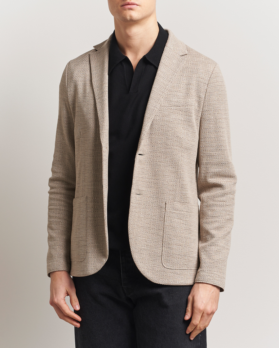 Herren | Sakkos | Harris Wharf London | Loro Piana Hopsack Wool/Silk/Linen Blazer Oat