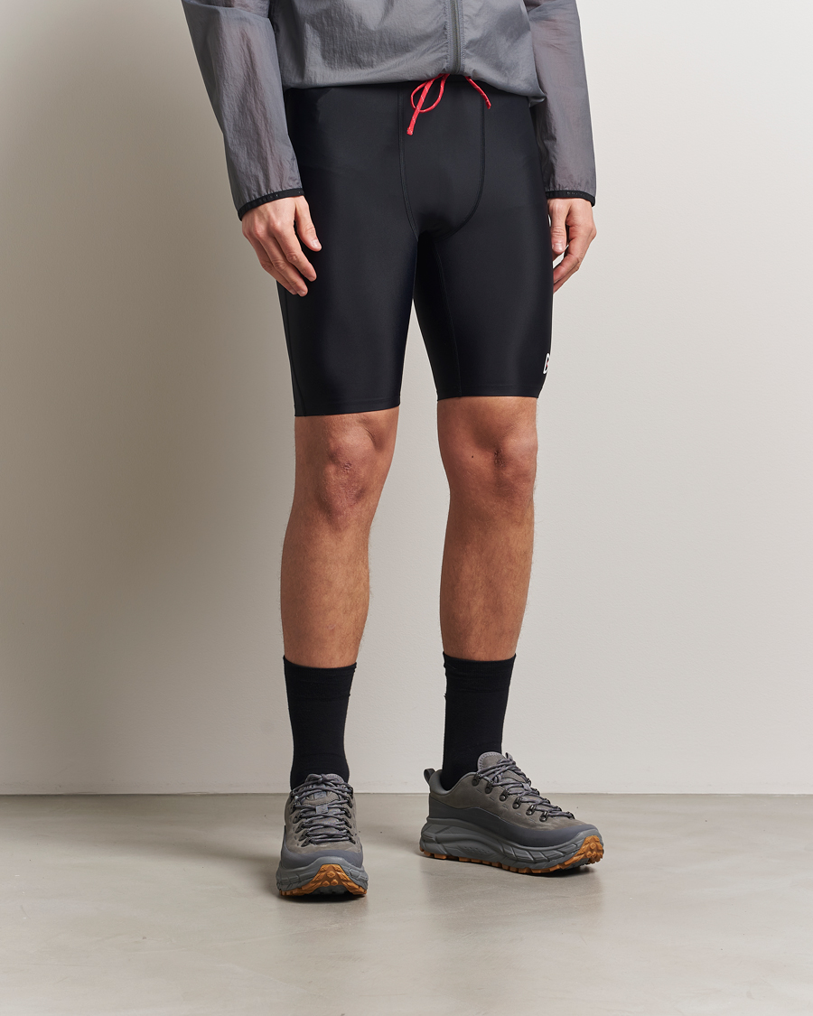 Herren | Shorts | District Vision | 9 Inch Recycled Half Tights Black