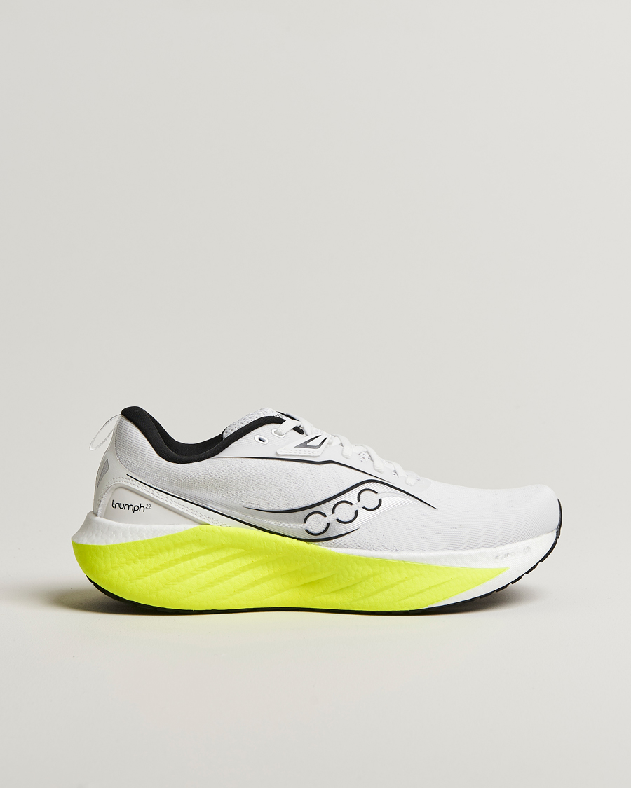 Herren | Sneaker | Saucony | Triumph 22 White/Citron