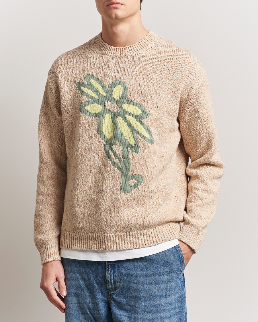 Herren | Pullover | Maison Kitsuné | Abstract Daisy Sweater Dune