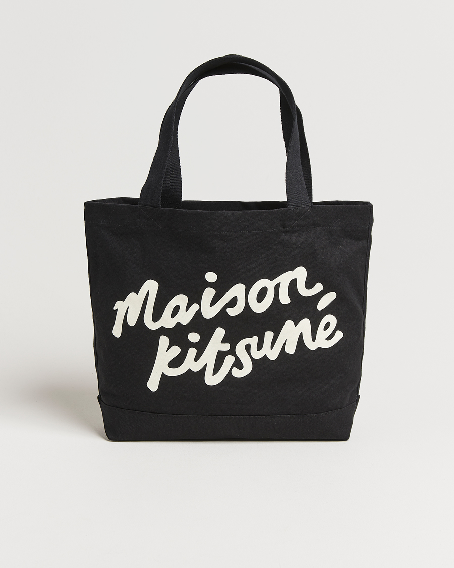 Herren | Taschen | Maison Kitsuné | Handwriting Tote Bag Black