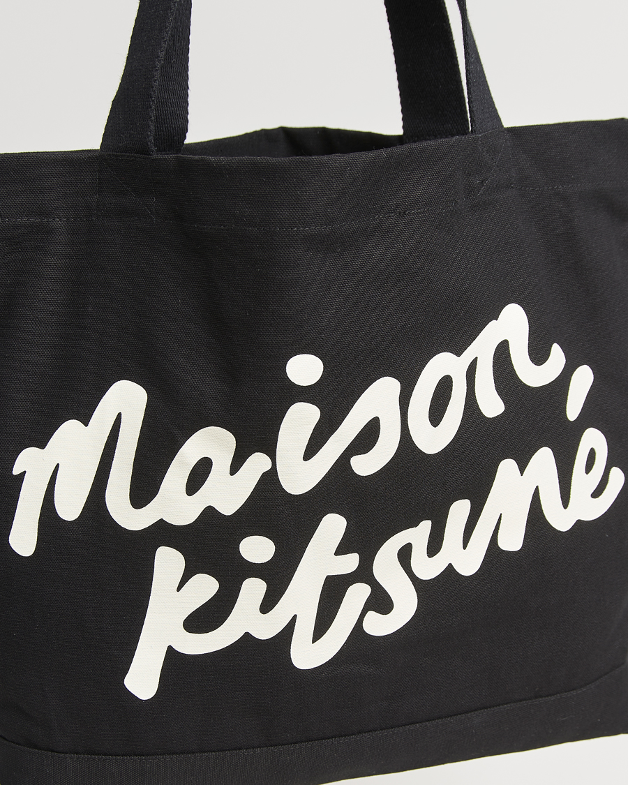 Herren | Taschen | Maison Kitsuné | Handwriting Tote Bag Black