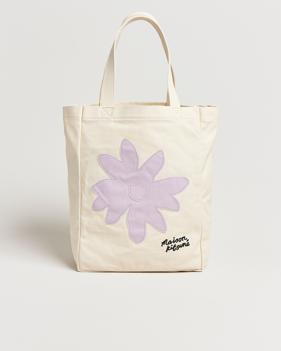 Herren | Taschen | Maison Kitsuné | Daisy Flower Tote Bag Rich Vanilla