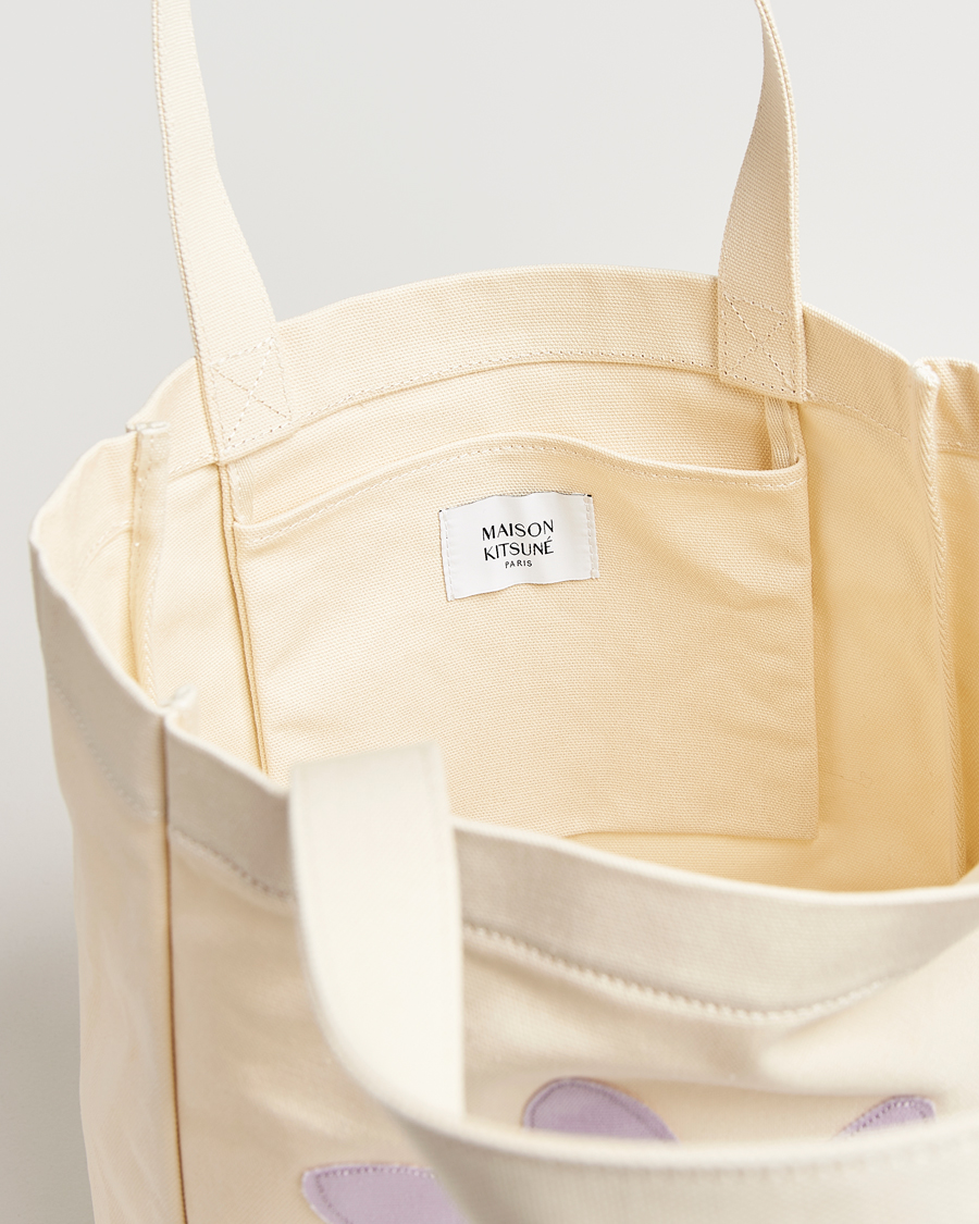 Herren | Taschen | Maison Kitsuné | Daisy Flower Tote Bag Rich Vanilla