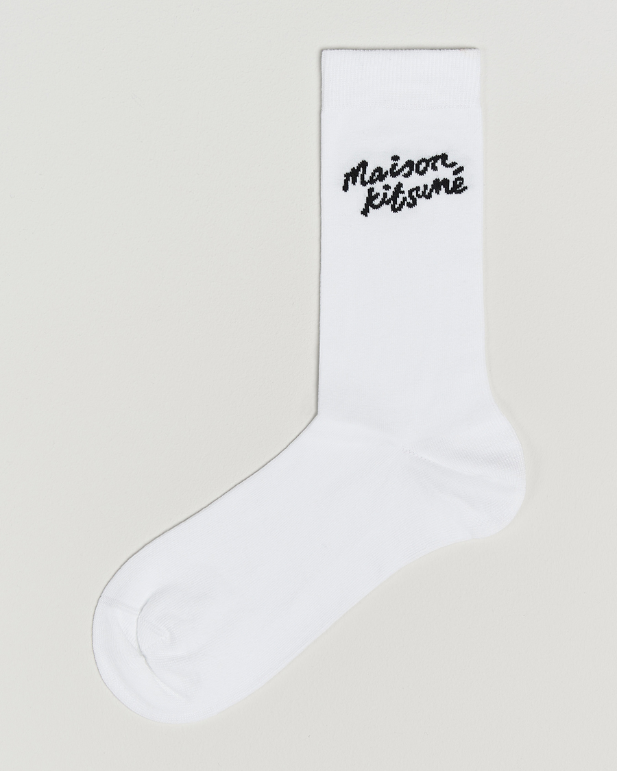 Herren | Unterwäsche | Maison Kitsuné | Handwriting Socks White