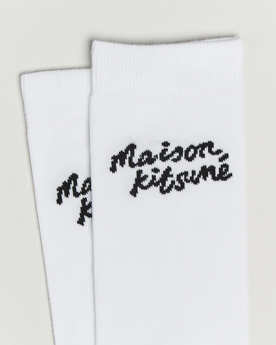 Herren | Unterwäsche | Maison Kitsuné | Handwriting Socks White