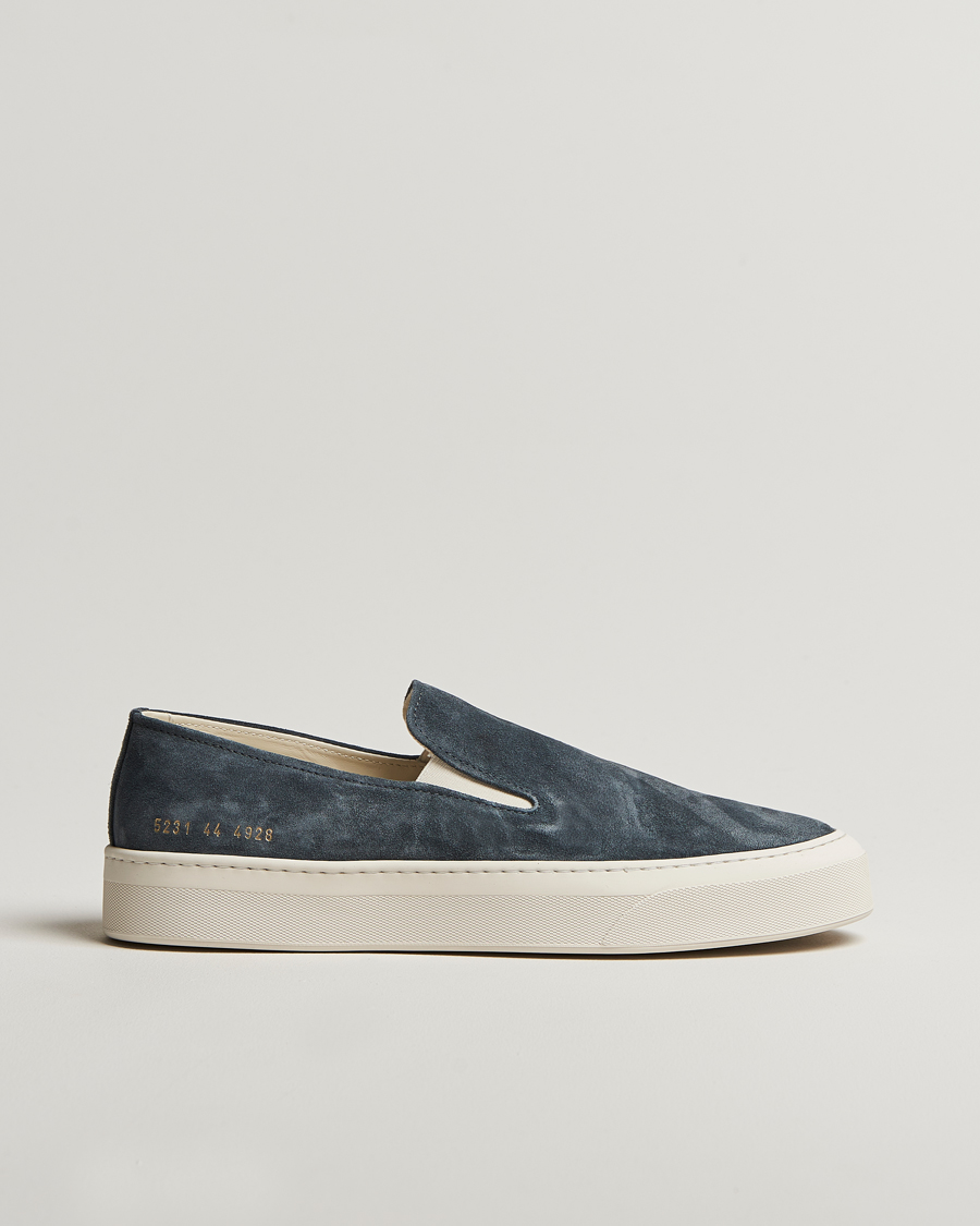 Herren | Sneaker | Common Projects | Suede Slip On Sneaker Navy