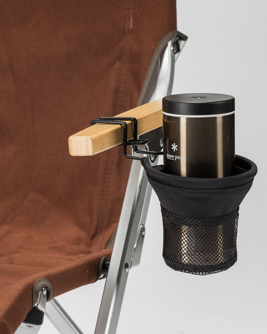Herren | Outdoor living | Snow Peak | Low Chair Cup Holder Black