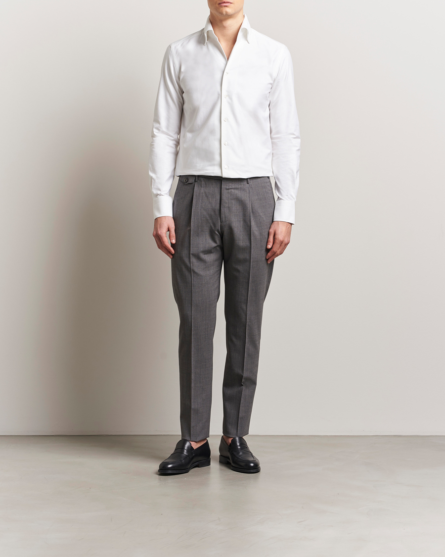 Herren | Hemden | 100Hands | Button Down Oxford Shirt White