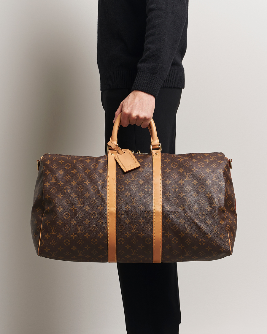 Herren | Louis Vuitton Pre-Owned Keepall Bandoulière 55 Monogram | Louis Vuitton Pre-Owned | Keepall Bandoulière 55 Monogram
