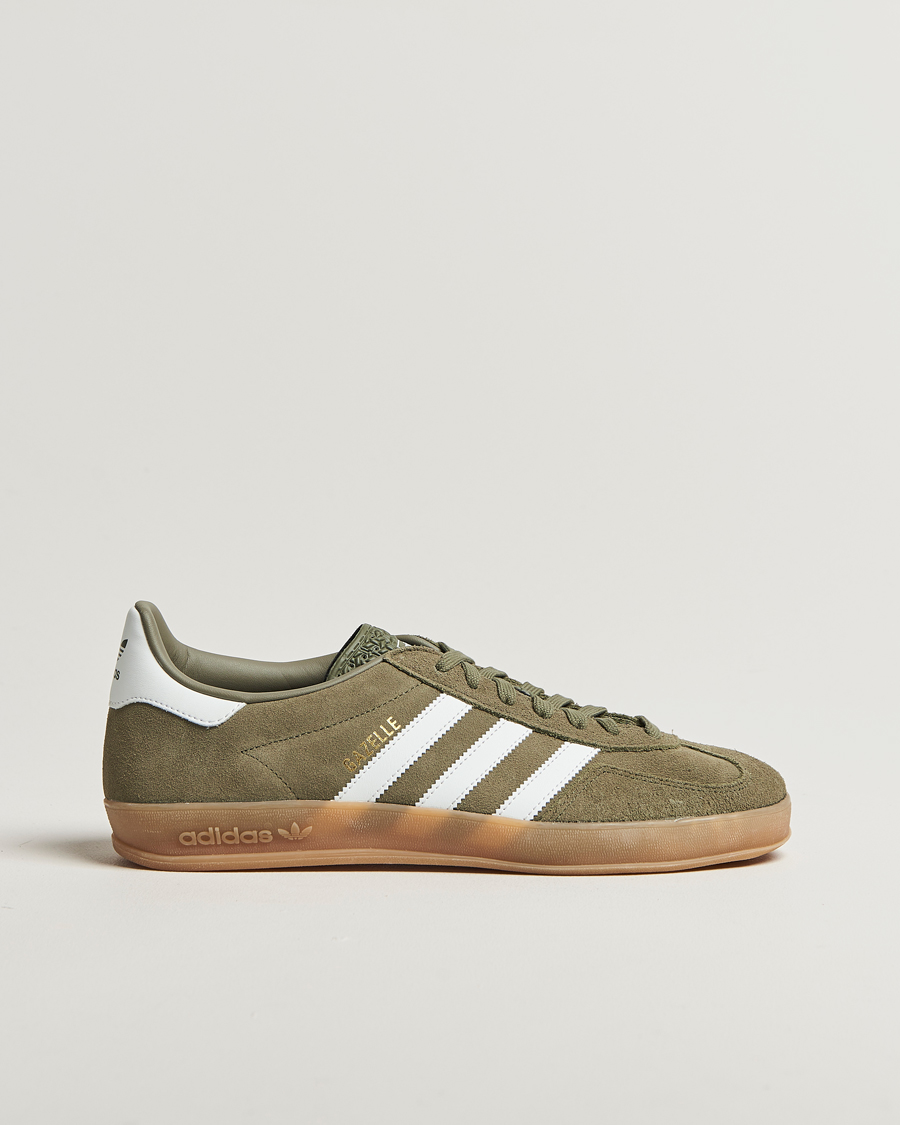 Herren | Sneaker | adidas Originals | Gazelle Indoor Sneaker Olive/White