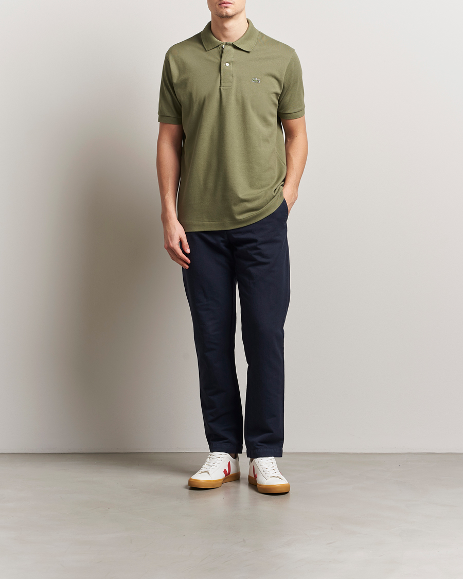 Herren | Poloshirts | Lacoste | Original Polo Piké Khaki Green