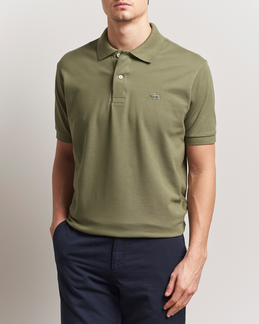 Herren | Poloshirts | Lacoste | Original Polo Piké Khaki Green