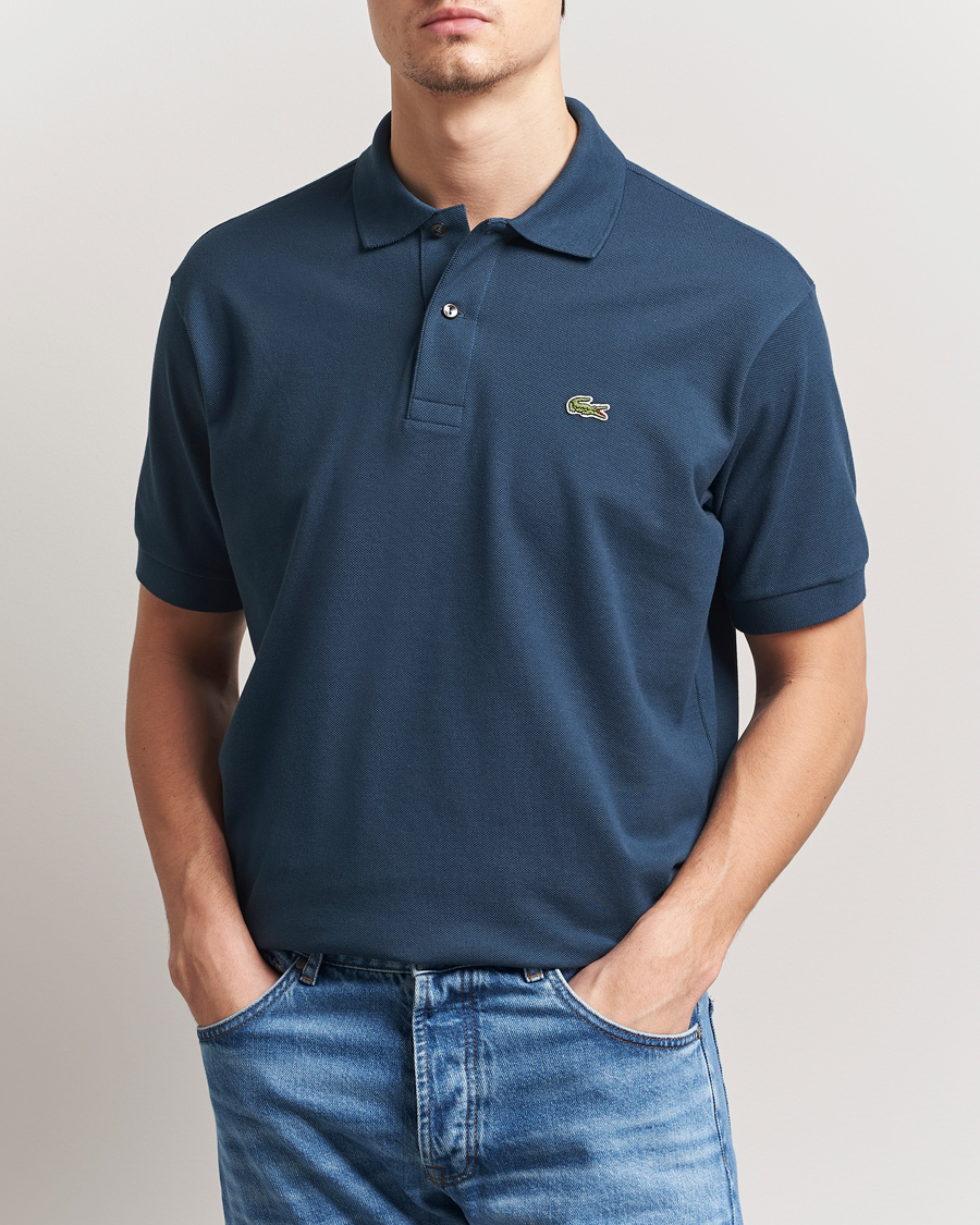 Herren | Poloshirts | Lacoste | Original Polo Piké Falcon Blue