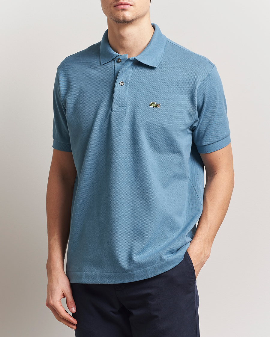 Herren | Poloshirts | Lacoste | Original Polo Piké Limestone Blue