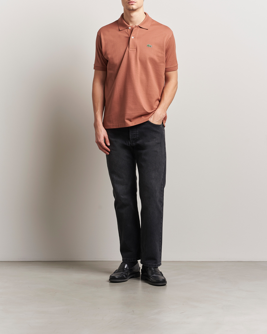 Herren | Poloshirts | Lacoste | Original Polo Piké Track Orange