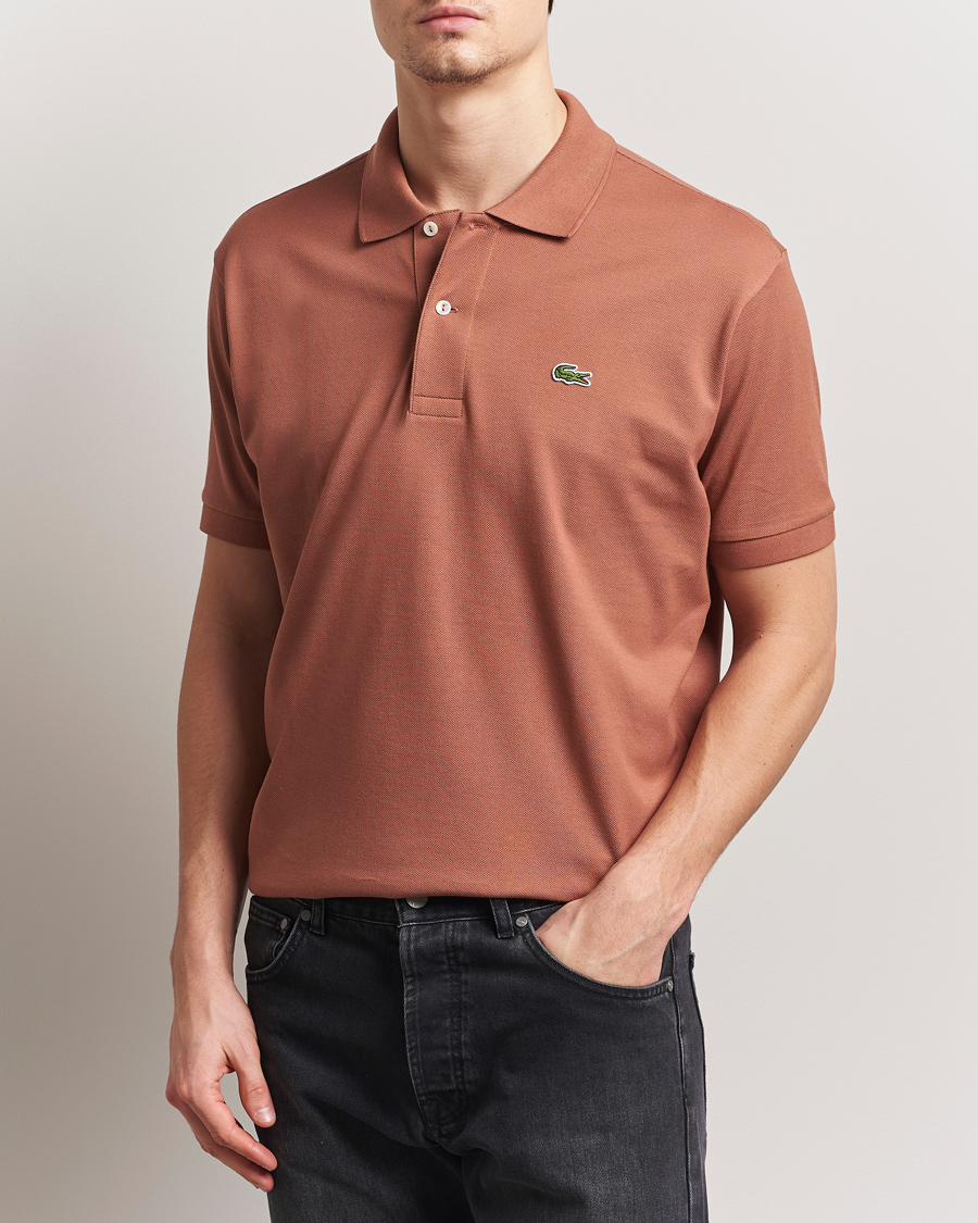 Herren | Poloshirts | Lacoste | Original Polo Piké Track Orange