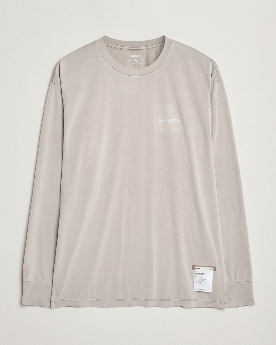 Herren | T-Shirts | Satisfy | AuraLite Long Sleeve T-Shirt Mineral Dune