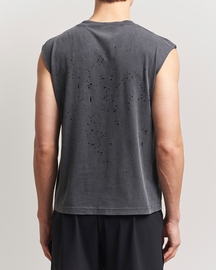 Herren | T-Shirts | Satisfy | MothTech Muscle Tee Aged Black