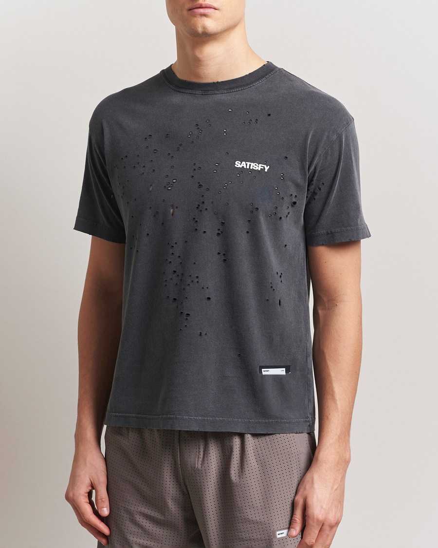 Herren | T-Shirts | Satisfy | MothTech T-Shirt Aged Black