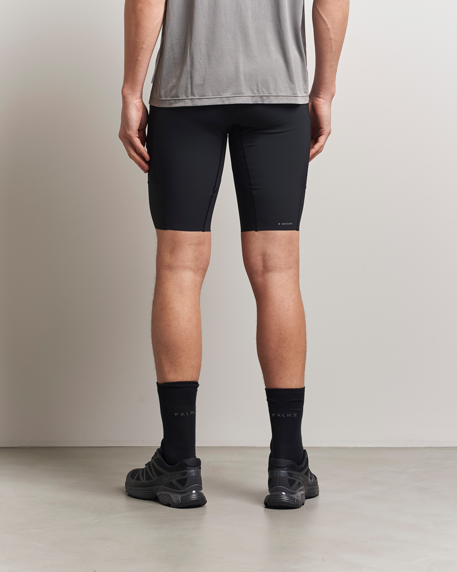 Herren | Shorts | Satisfy | PowerSilk 9 Half Tights Black