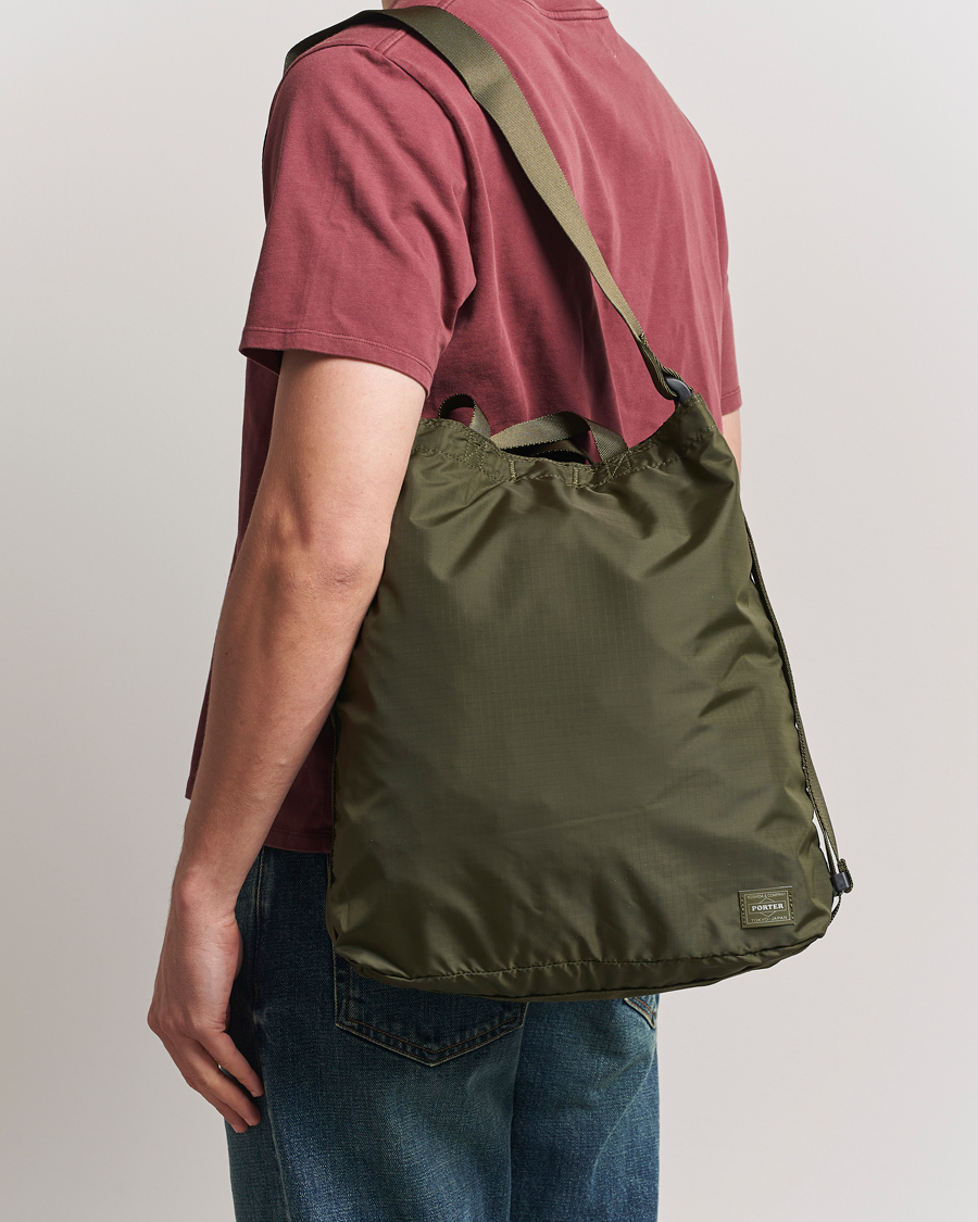 Herren | Taschen | Porter-Yoshida & Co. | Flex 2Way Shoulder Bag Olive Drab