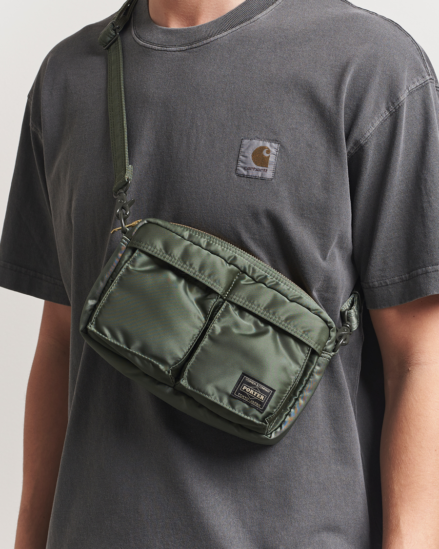 Herren | Taschen | Porter-Yoshida & Co. | New Tanker Sling Bag Sage Green