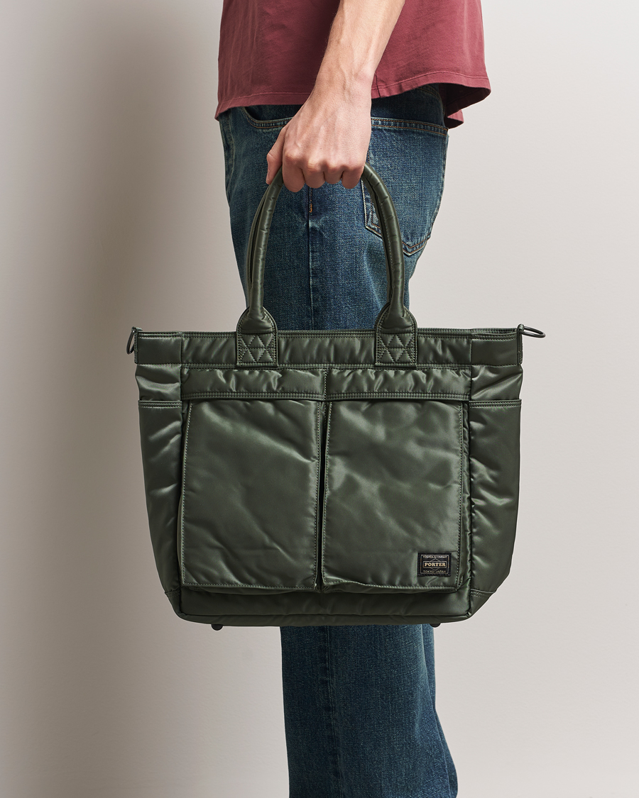 Herren | Taschen | Porter-Yoshida & Co. | New Tanker Tote Bag Sage Green