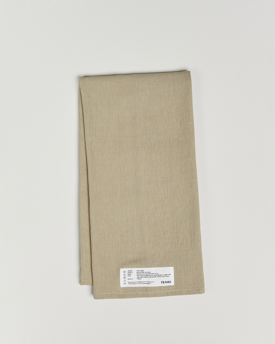 Herren | Textilien | Frama | Light Bath Towel 70X140cm Sage Green