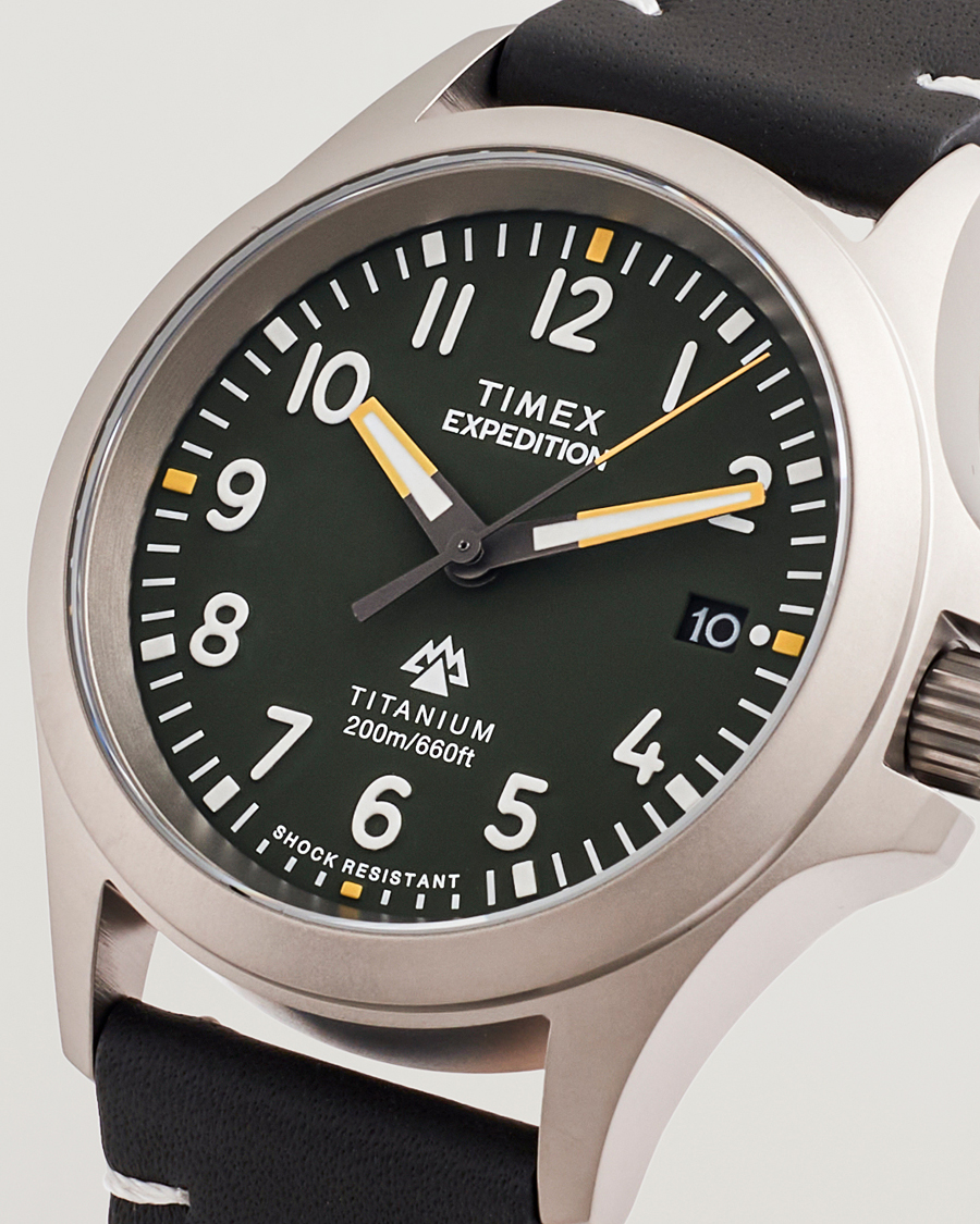Herren | Timex Expedition Titanium 38mm Green Dial | Timex | Expedition Titanium 38mm Green Dial