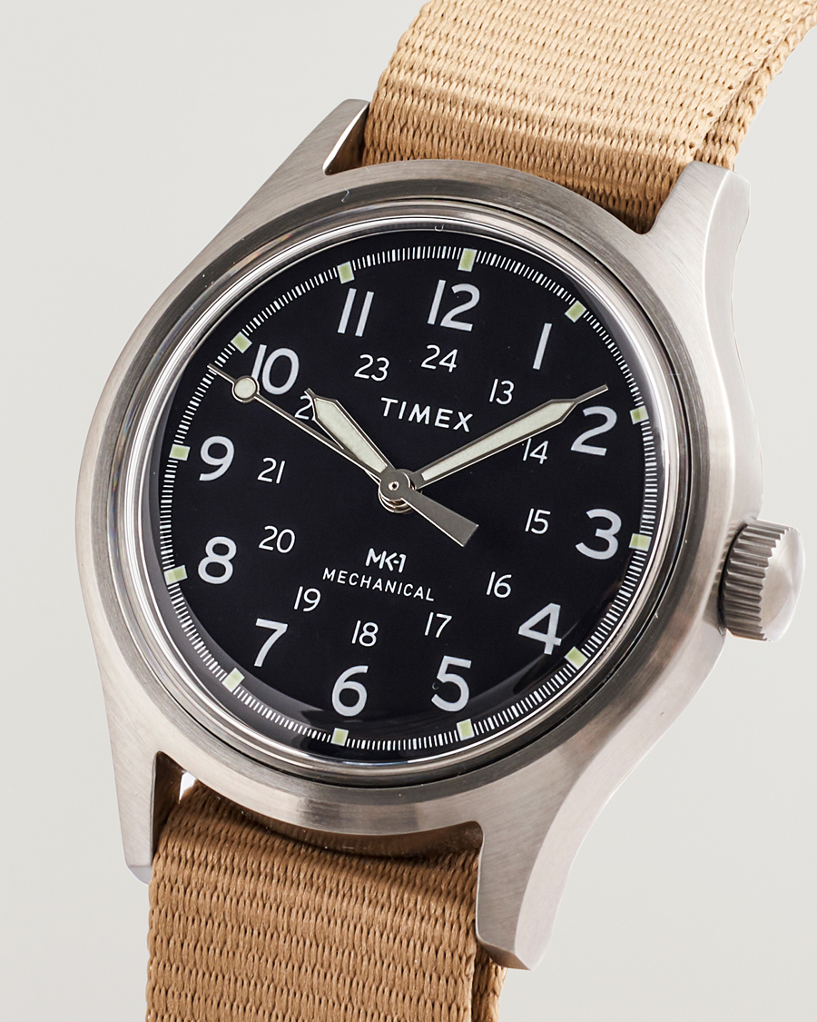 Herren | Timex MK1 Hand Wind 36mm Tan Black Dial | Timex | MK1 Hand Wind 36mm Tan Black Dial