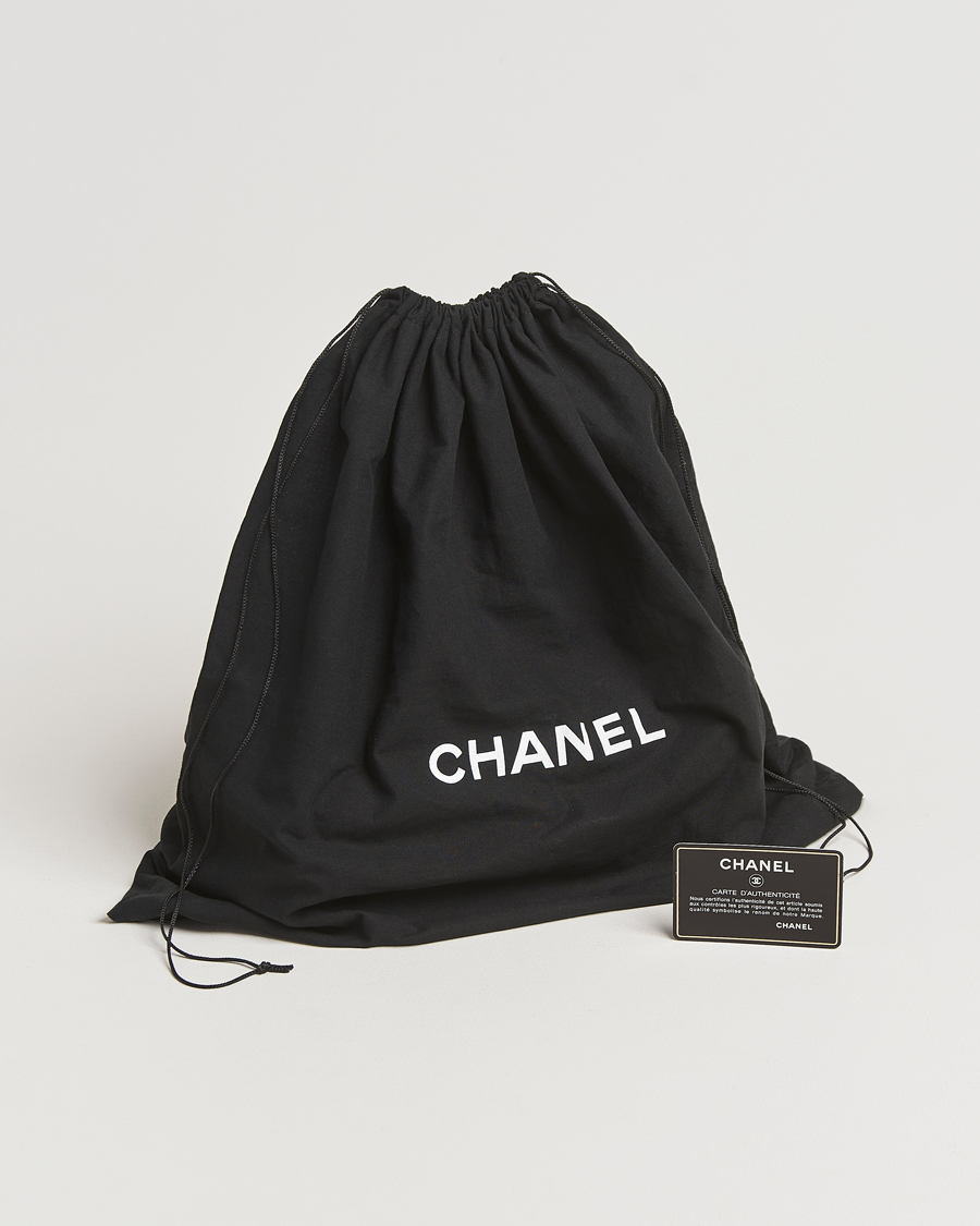 Herren | Chanel Pre-Owned Classic Medium Double Flap Bag Lambskin Black | Chanel Pre-Owned | Classic Medium Double Flap Bag Lambskin Black