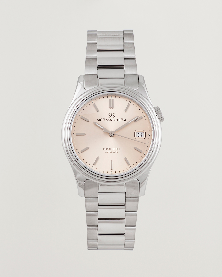 Herren | Sjöö Sandström Royal Steel Classic 36mm Sand and Steel | Sjöö Sandström | Royal Steel Classic 36mm Sand and Steel
