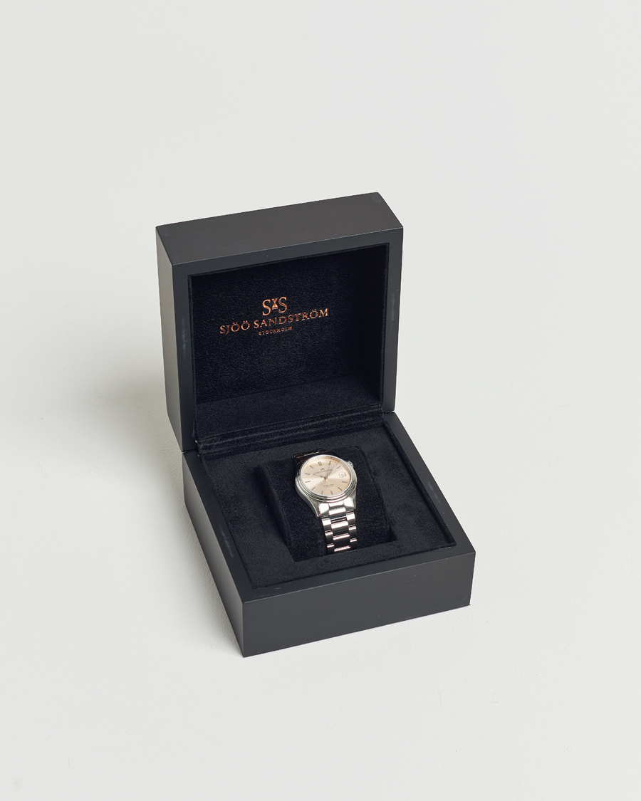 Herren | Sjöö Sandström Royal Steel Classic 36mm Sand and Steel | Sjöö Sandström | Royal Steel Classic 36mm Sand and Steel