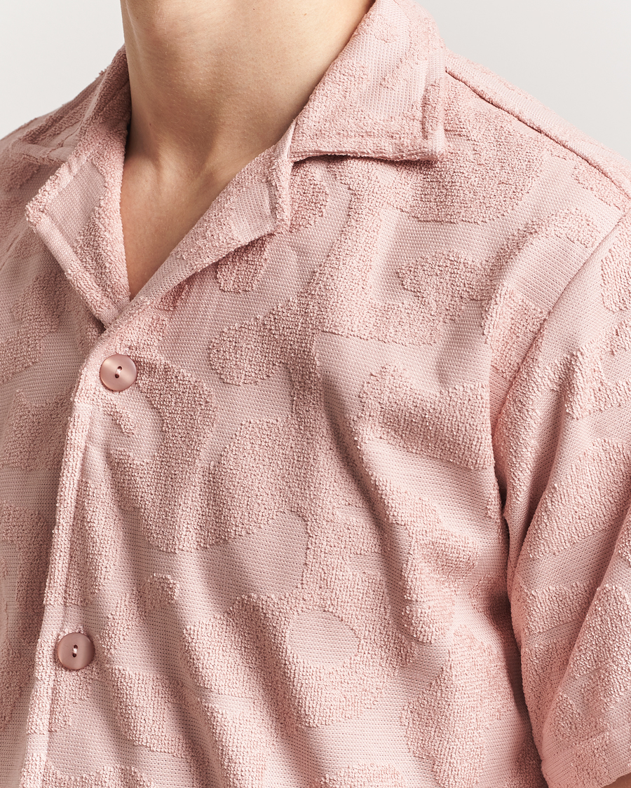 Herren | Hemden | OAS | Short Sleeve Cuba Terry Shirt Blush Puzzlotec